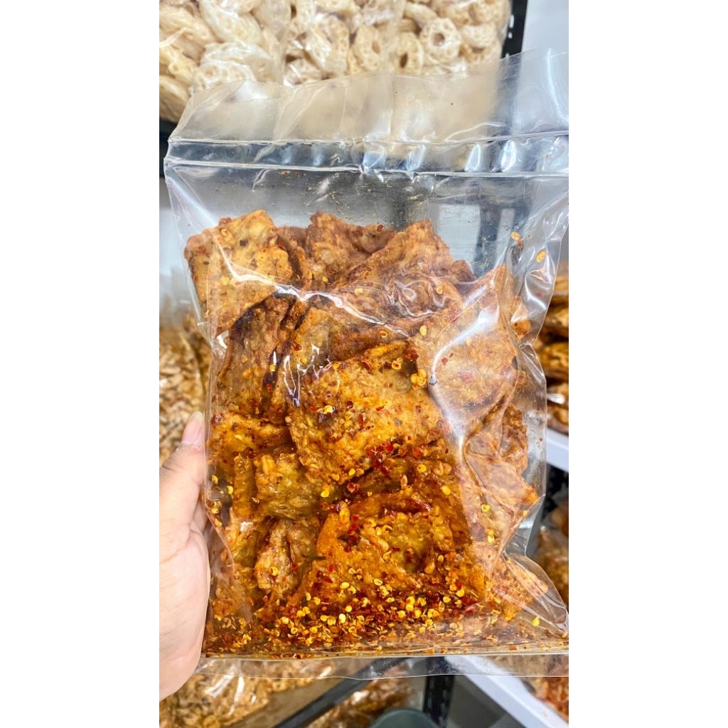 KERIPIK TEMPE PEDAS DAUN JERUK