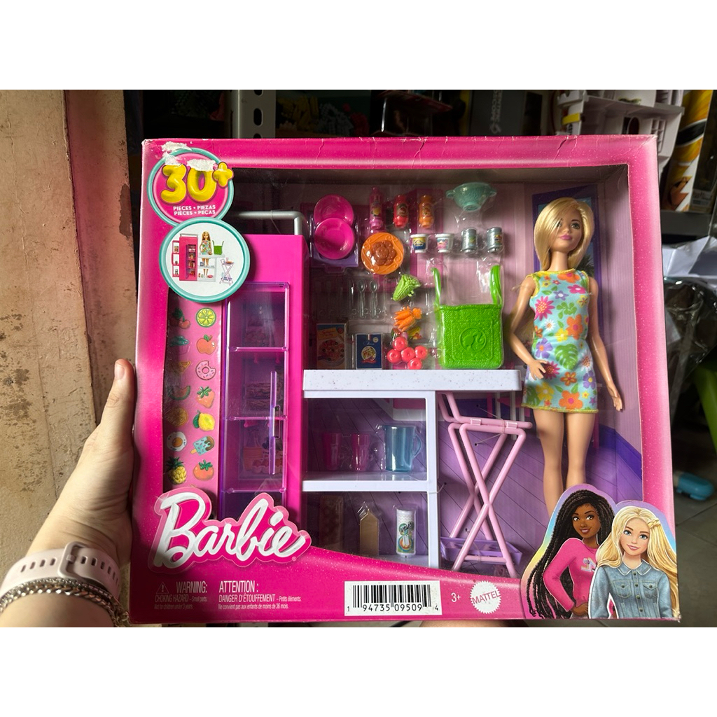 MAINAN BARBIE PANTRY KITCHEN PLAYSET ORIGINAL mainan barbie dapur