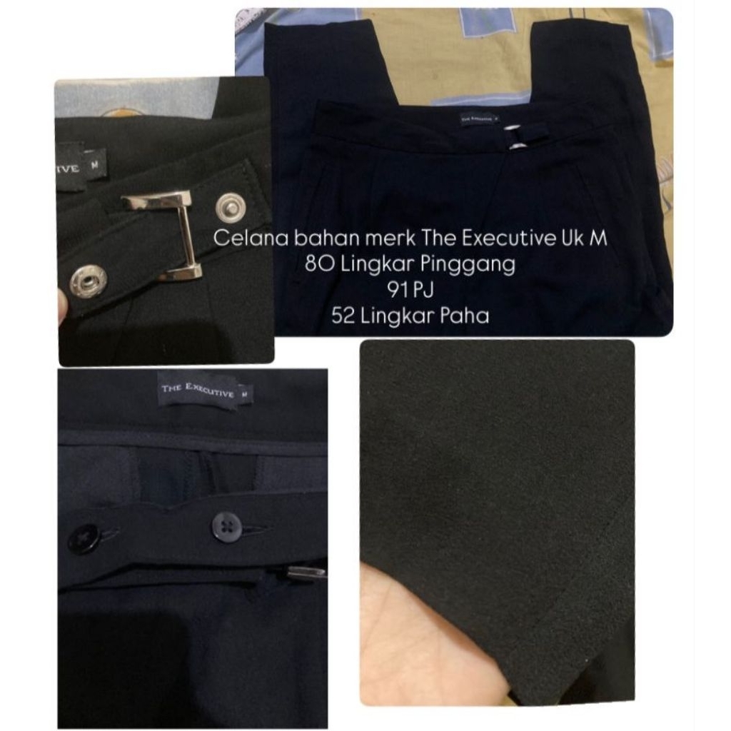 celana bahan The Executive preloved M