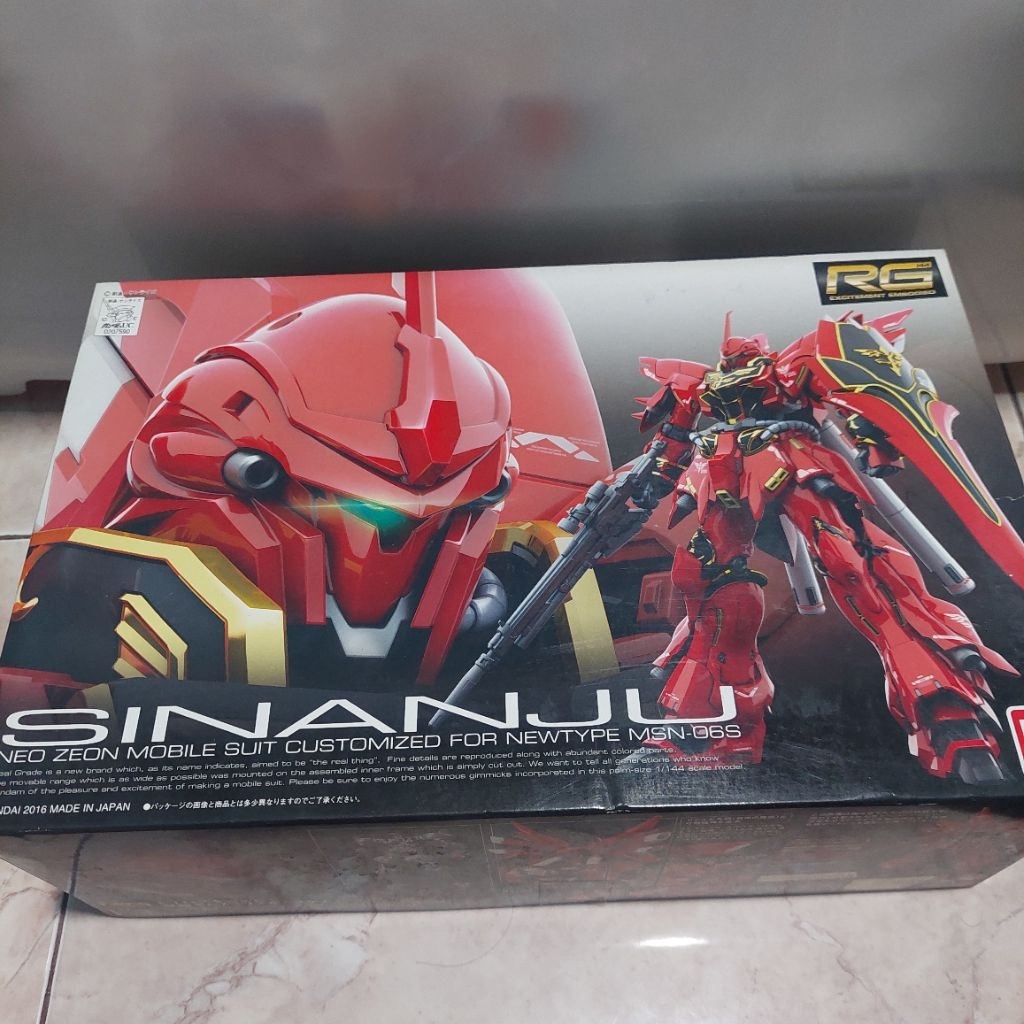 Gundam RG Sinanju bandai gunpla