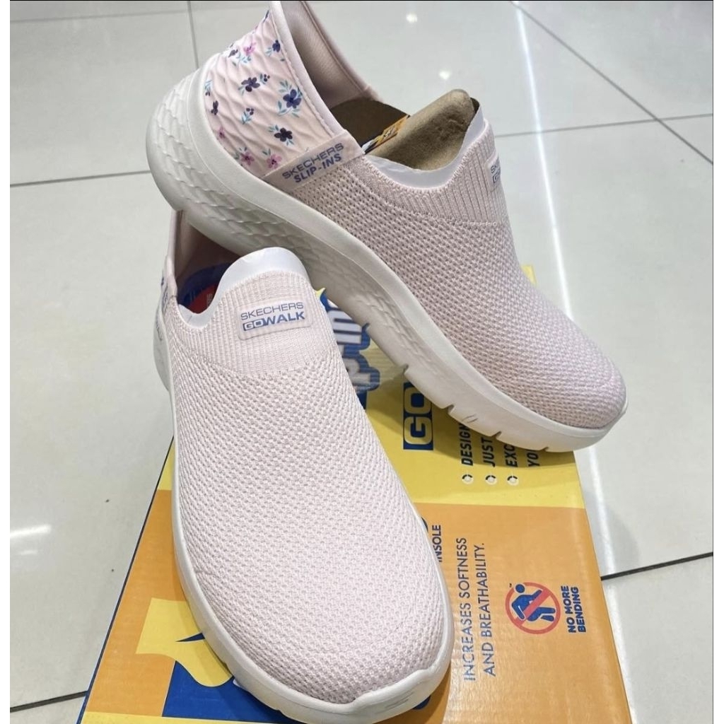 skechers go walk flex sunset rose size 40, slip in shoes woman original