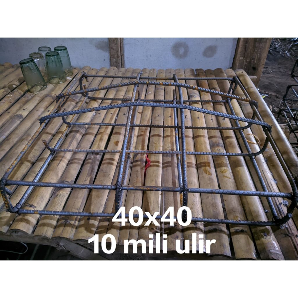 cakar ayam 40x40 besi 10 mili ulir