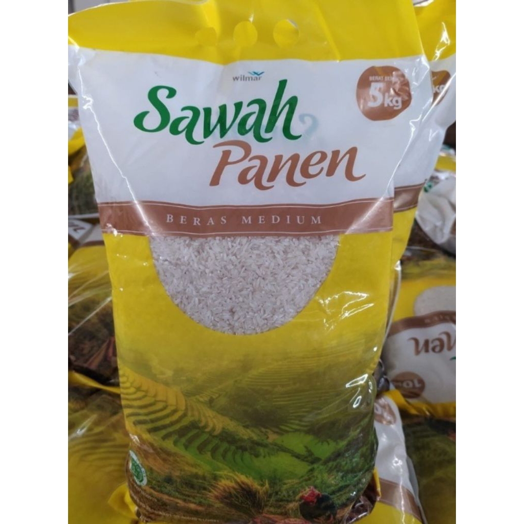 beras sawah panen 5kg