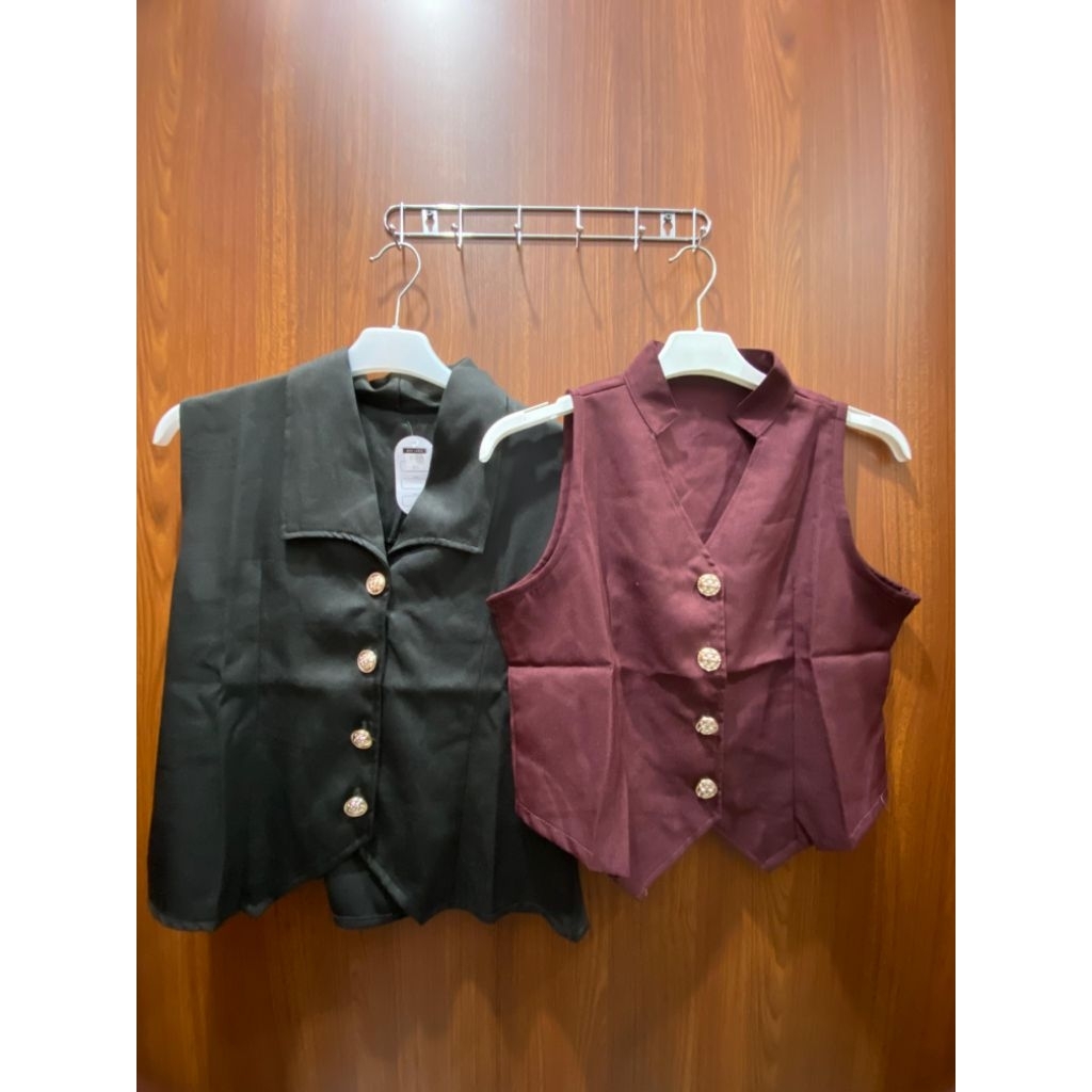Vest Cewe tali belakang ✨