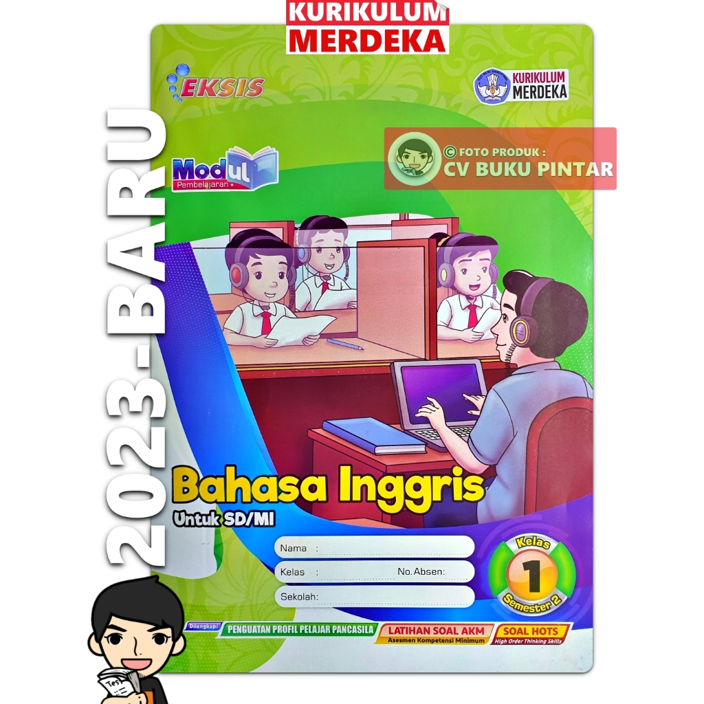 LKS SD BAHASA INGGRIS KELAS 1 SEMESTER 2 KURIKULUM MERDEKA | EKSIS
