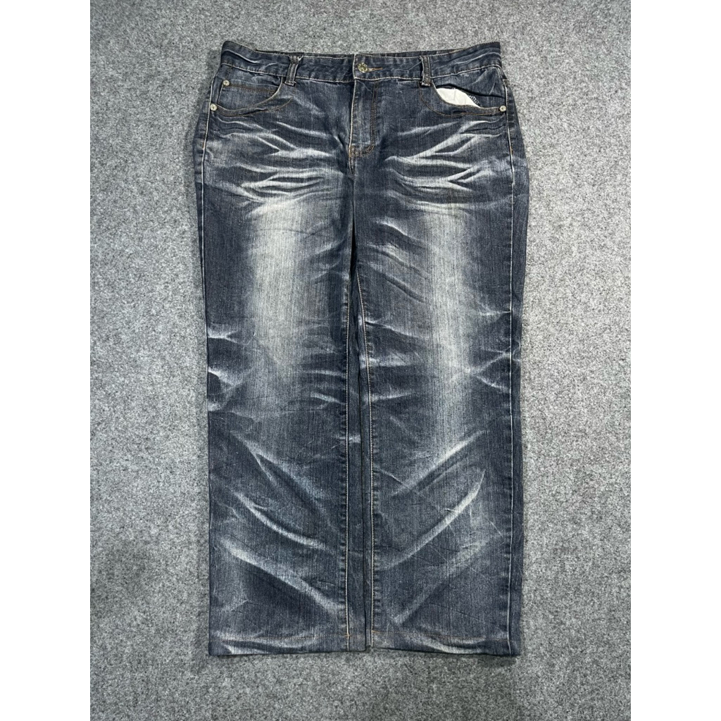 Celana jeans fading Invisible second