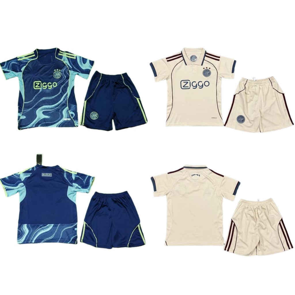 JERSEY BAJU BOLA ANAK AJAX AWAY 3RD KIDS 2025/2026 + NAMESET