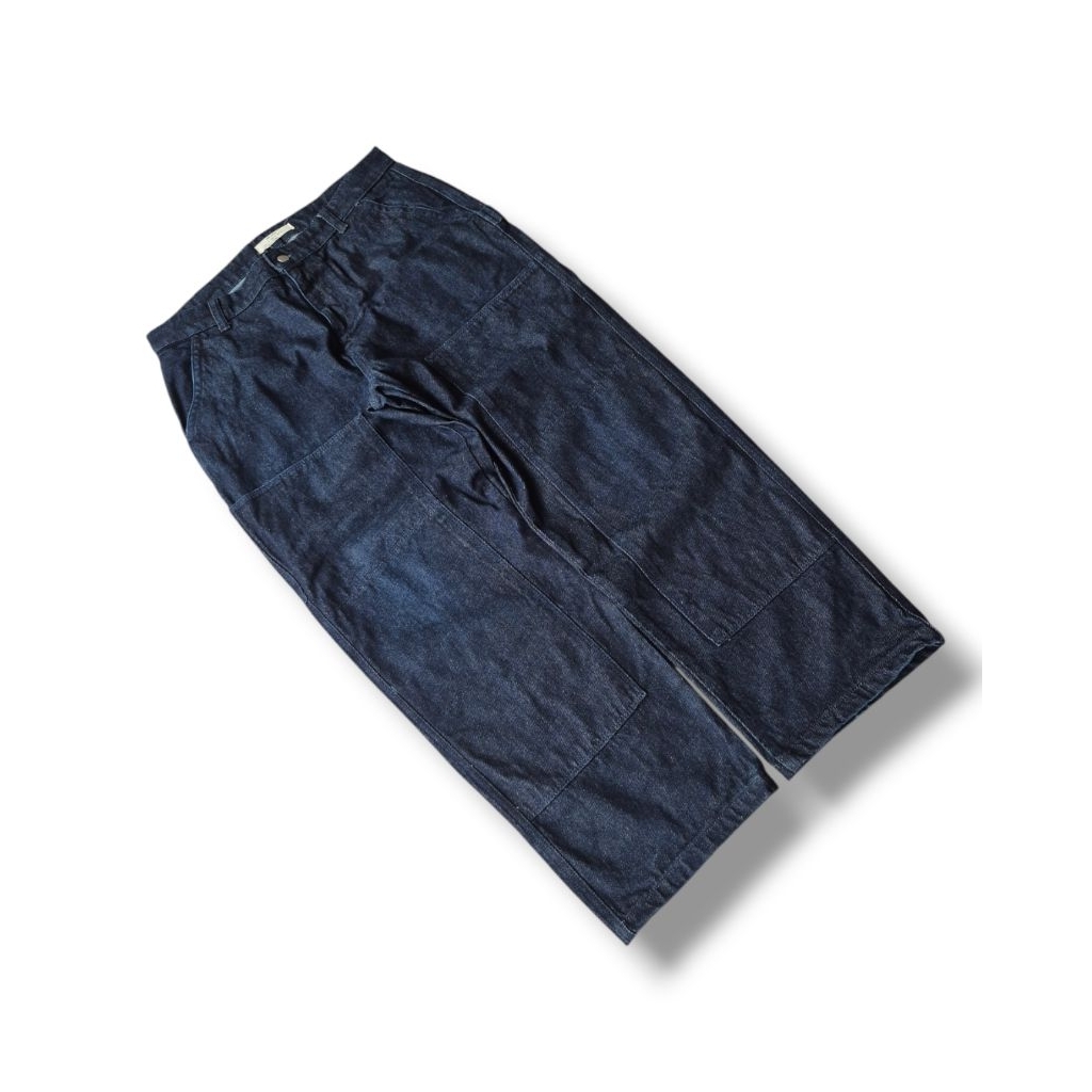 Super Wide Carpenter Double Knee Zara Raw Denim
