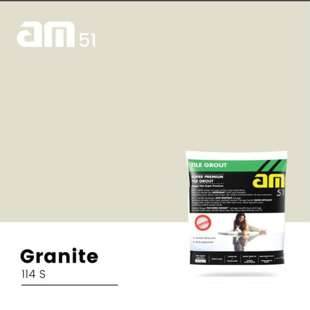 Pengisian Nat AM 51 Super premium Anti jamur@114S  .1kg