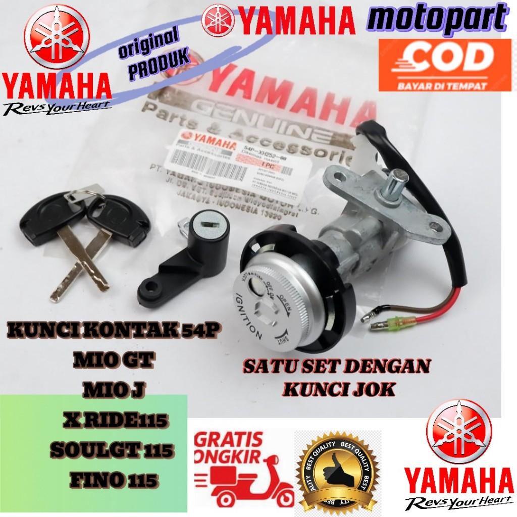 Kunci kontak mio j Kunci Kontak 54P Yamaha Mio J Mio Soul GT kontak mio j kontak mio gt