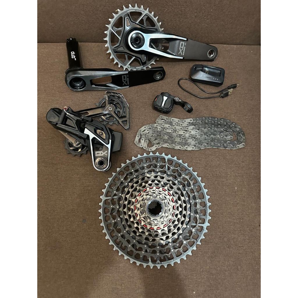 Groupset Sram X01 XO1 Transmission Axs Wirelles UDH 12 Speed 52T Anti Patah