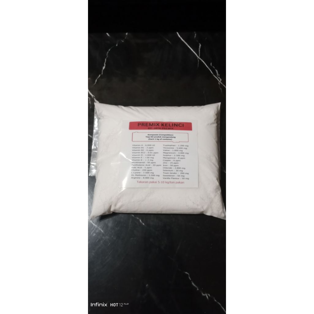 premix kelinci