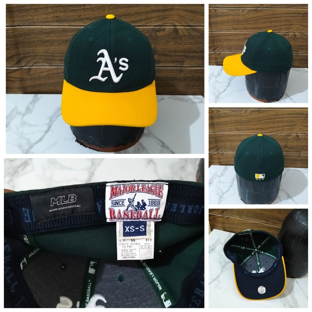 TOPI SECOND CAP FITTED MLB AS