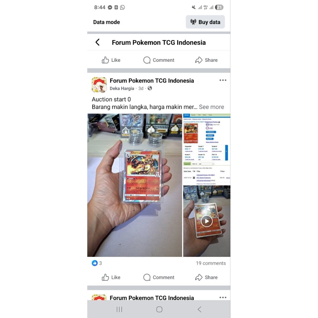 charizard kfc pesanan tcg