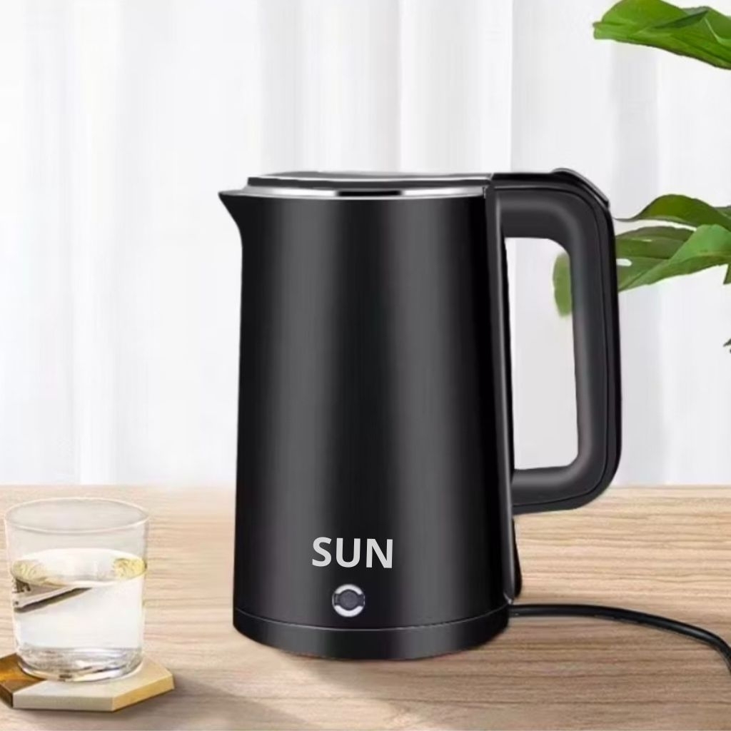 Teko Elektrik 2.3L Otomatis Teko Listrik Stainless Otomatis Electric Kettle Auto Off Anti Karat