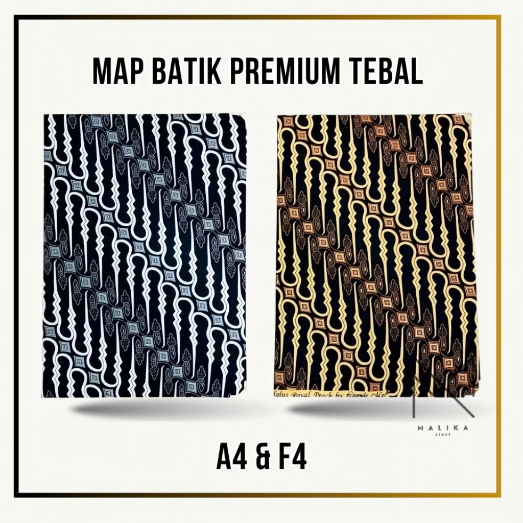 Map Kain Batik Premium Tebal Ukuran A4 dan F4 Terbaru