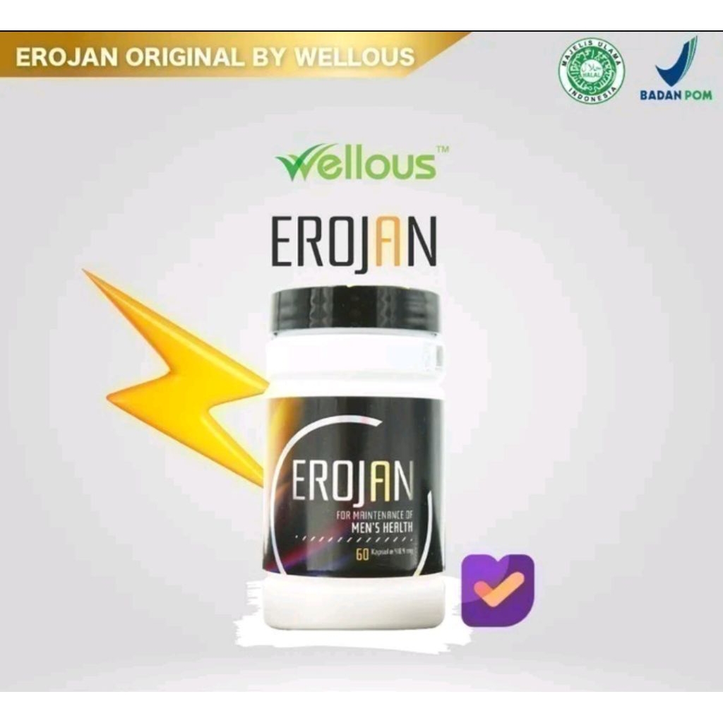 erojan original 60 kapsul 100% halal Erojan Testosteron booster asli, Terlaris