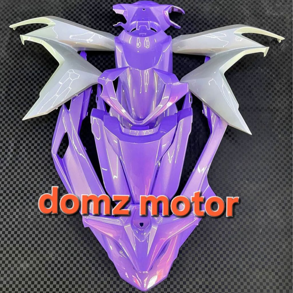 cover full body halus honda vario all new led 125 150 warna purple ungu silver
