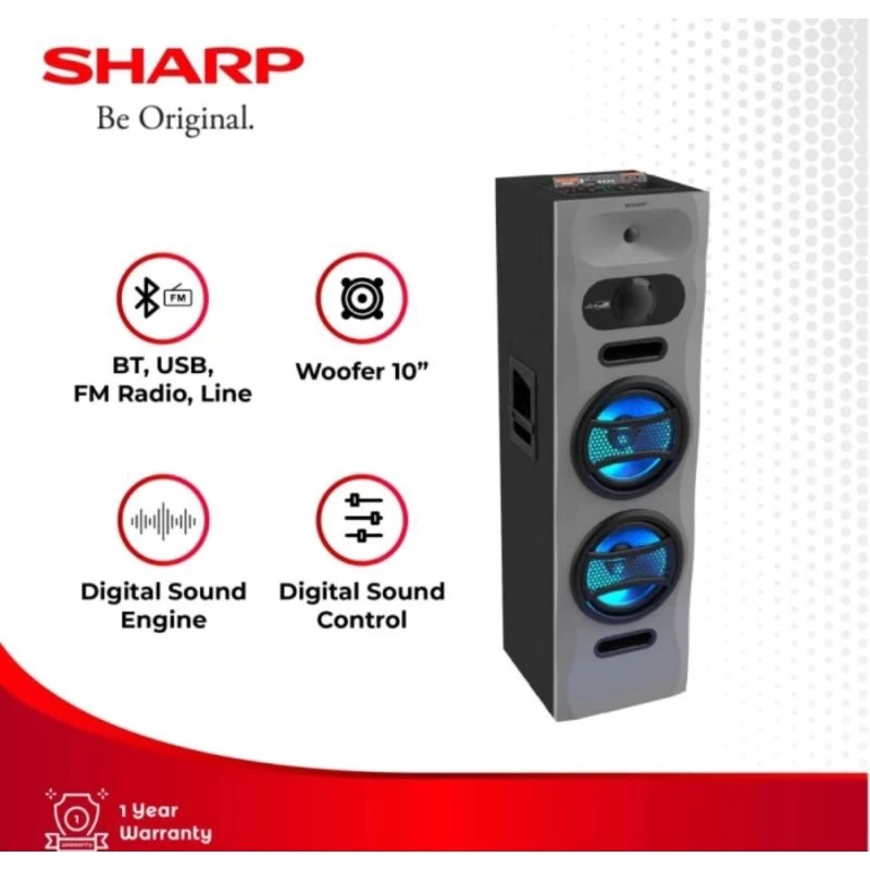 SHARP ACTIVE SPEAKER CBOX-PRO20UBB