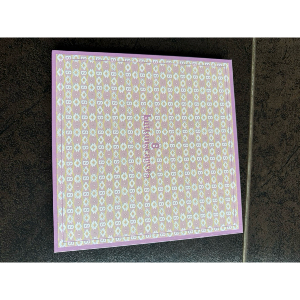 Preloved Buttonscarves Ikat Voile Square - Fragrant Lilac