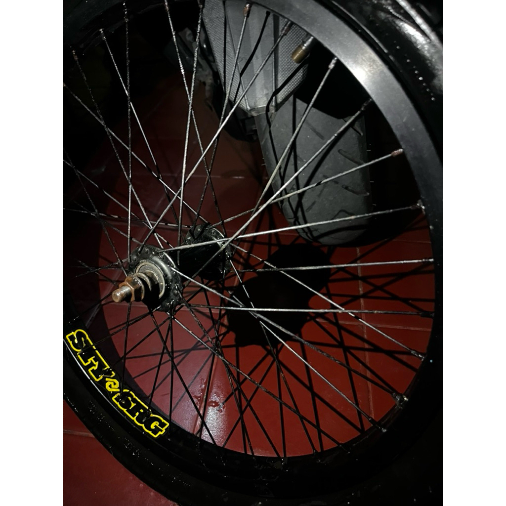 rims bmx stay strong & united + hub free