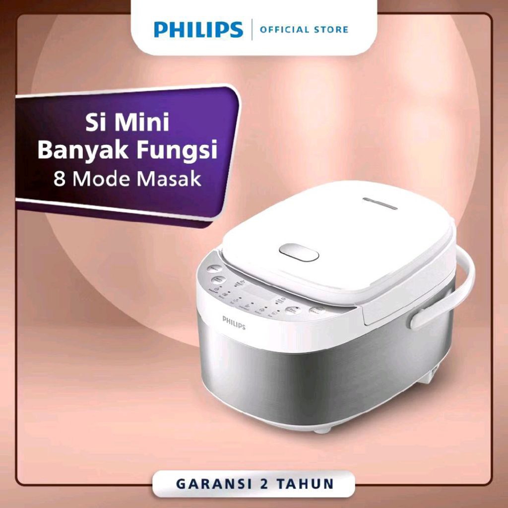 PHILIPS Rice Cooker | Magic Com Mini Digital 0.85 L HD-3170/33