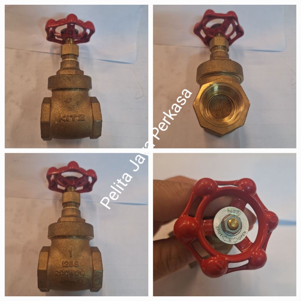Gate Valve Kitz Kuningan 125 S drat 1/2 inch / Gate Valve Kitz 125S Bronze Screw DN 15