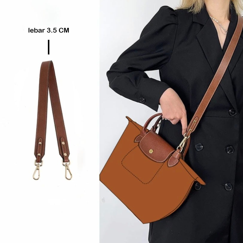 tali tas selempang lebar bahu 3,5cm