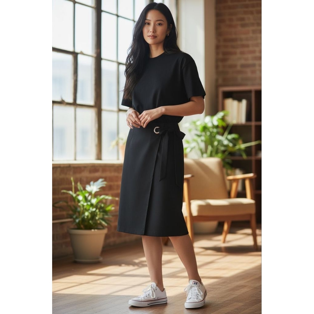 Rok hitam kerja pendek The Executive [Preloved]