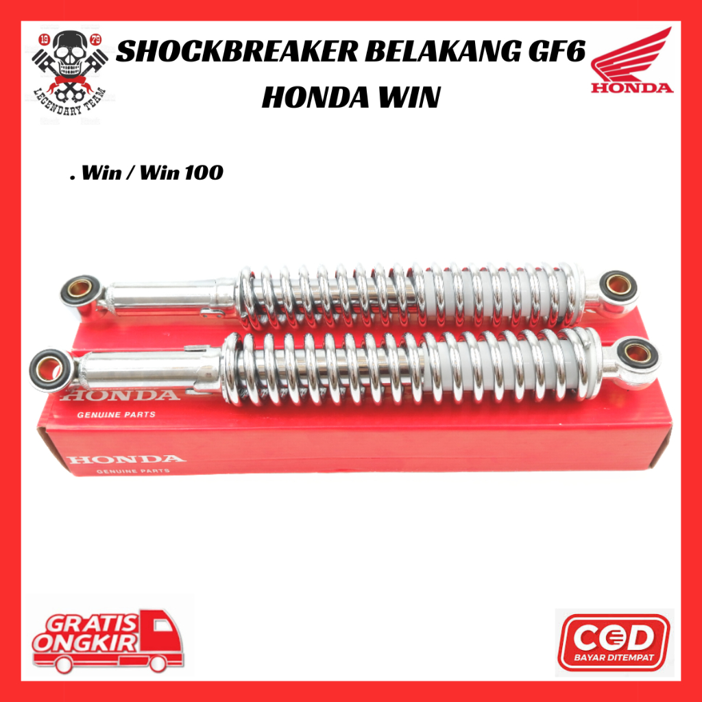 Shockbreaker Belakang Honda Win 100 Asli GF6 / SKOK BELAKANG HONDA WIN / Shock Belakang Win Ori