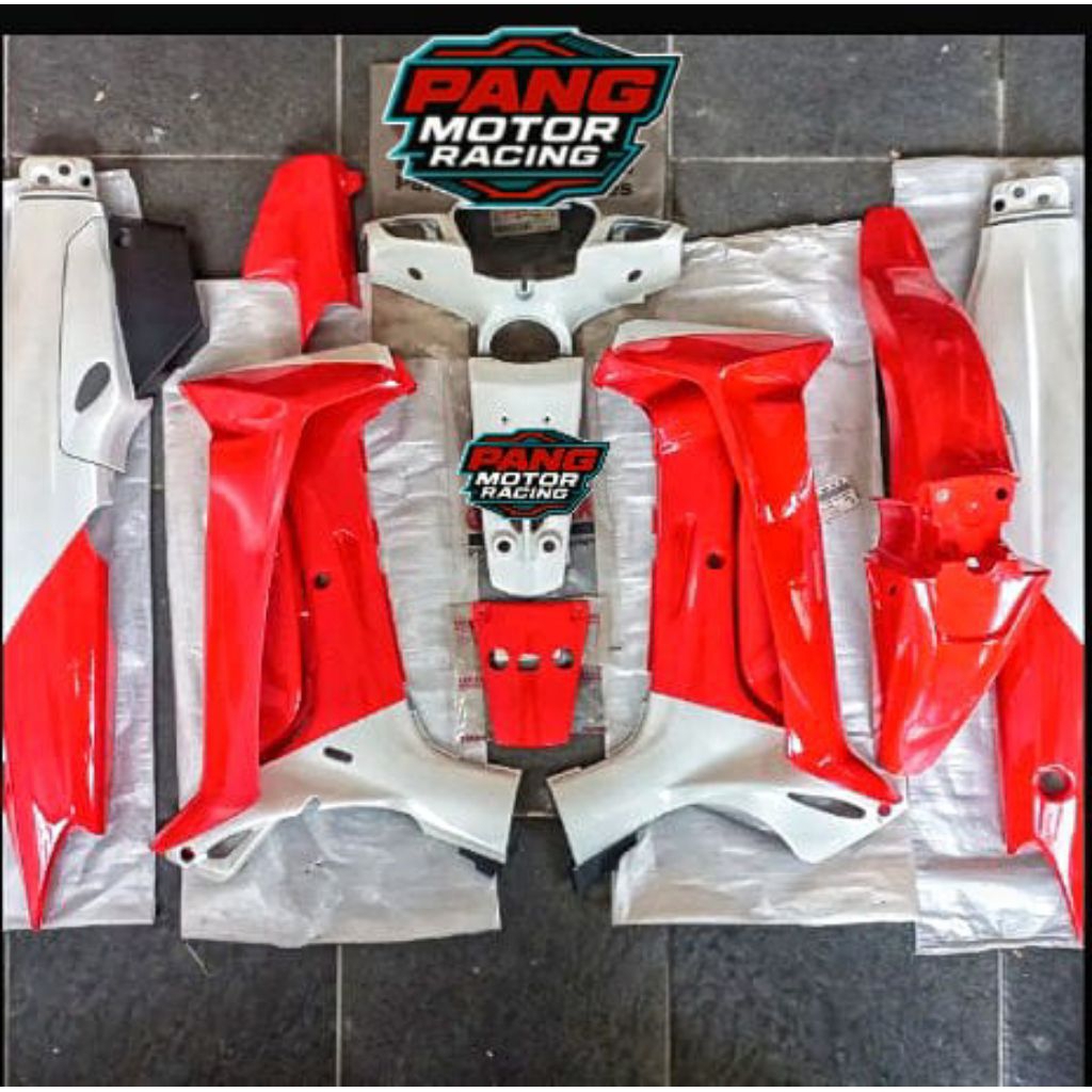 Body Set Fiz r MARBORO MERAH PUTIH MUTIARA Custom Striping Tanam Timpa clir Body Fulset Fiz r Marbor