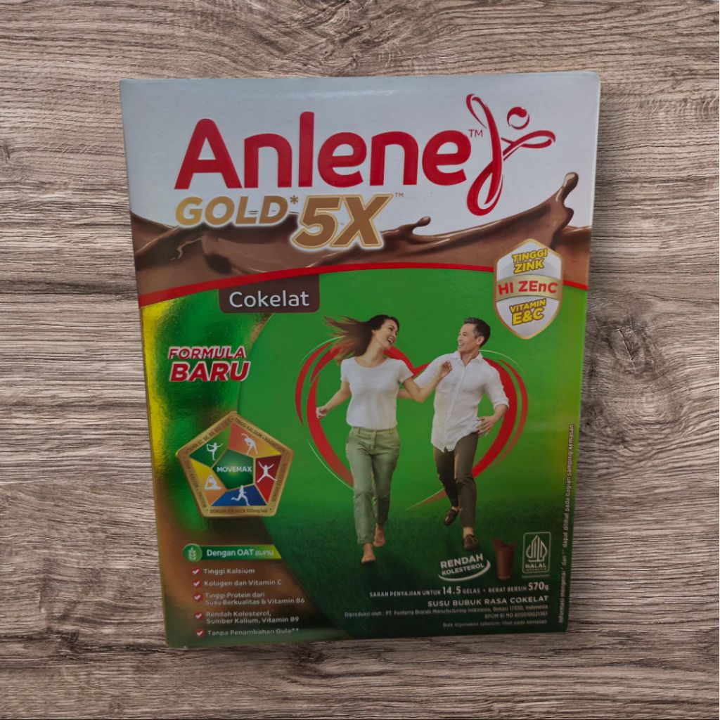 SUSU ANLENE GOLD 5X 600G susu untuk orang tua