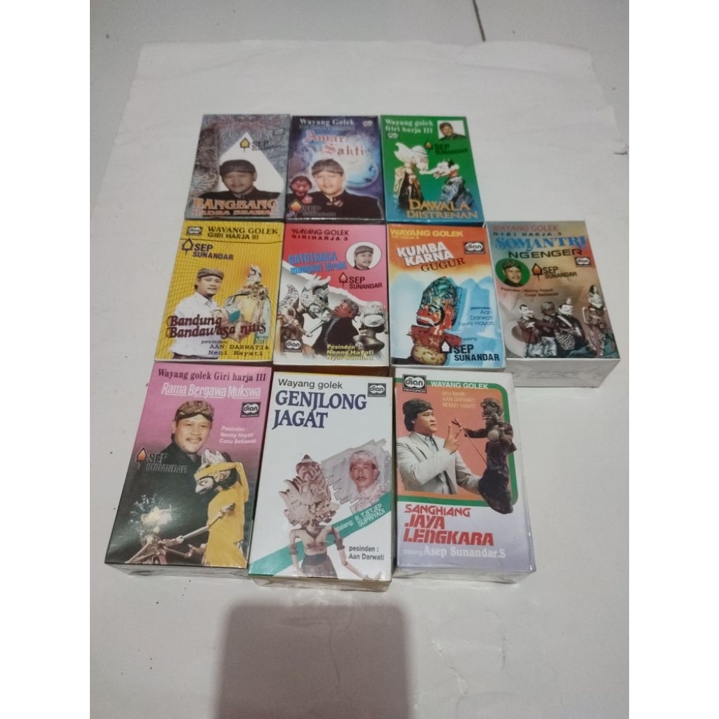 KASET WAYANG GOLEK ASEP SUNANDAR S GIRI HARJA 3 TJETJEP SUPRIYADI