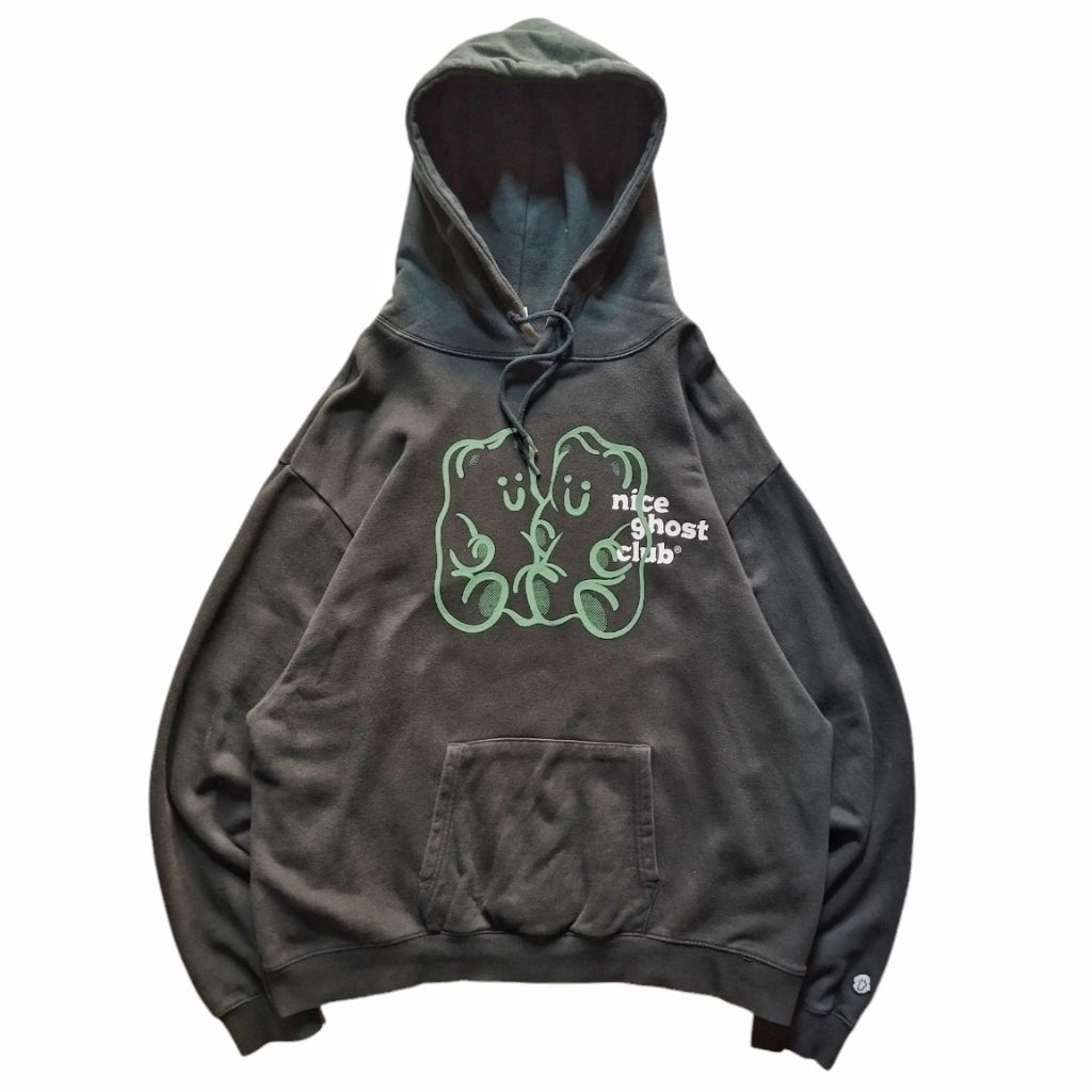 Hoodie Nice Ghost Club Bear Logo // Hoodie Oversize Unisex