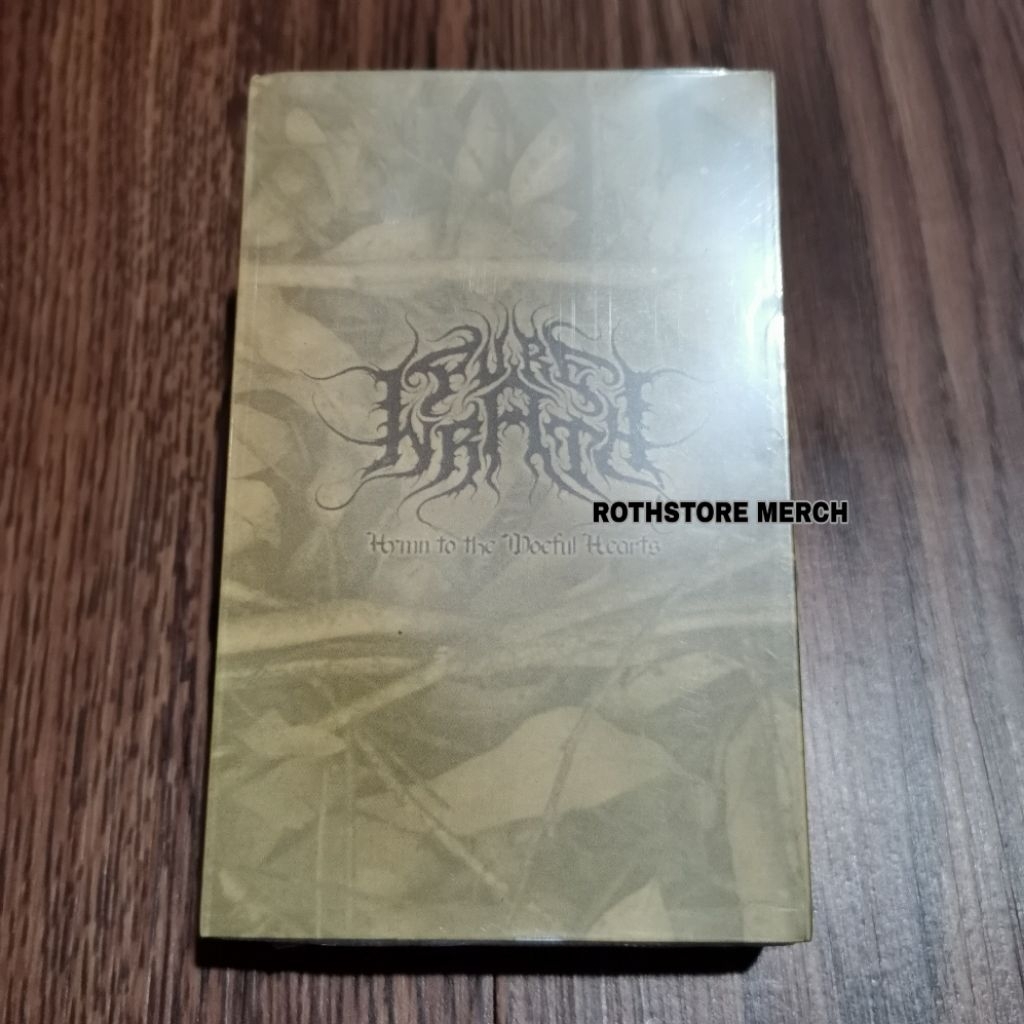 kaset tape band pure wrath - hymn to the woeful hearts (cover album full print version)