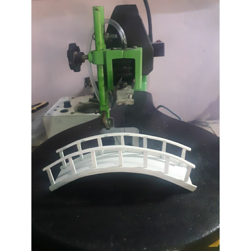 miniatur jembatan kayu aquascape