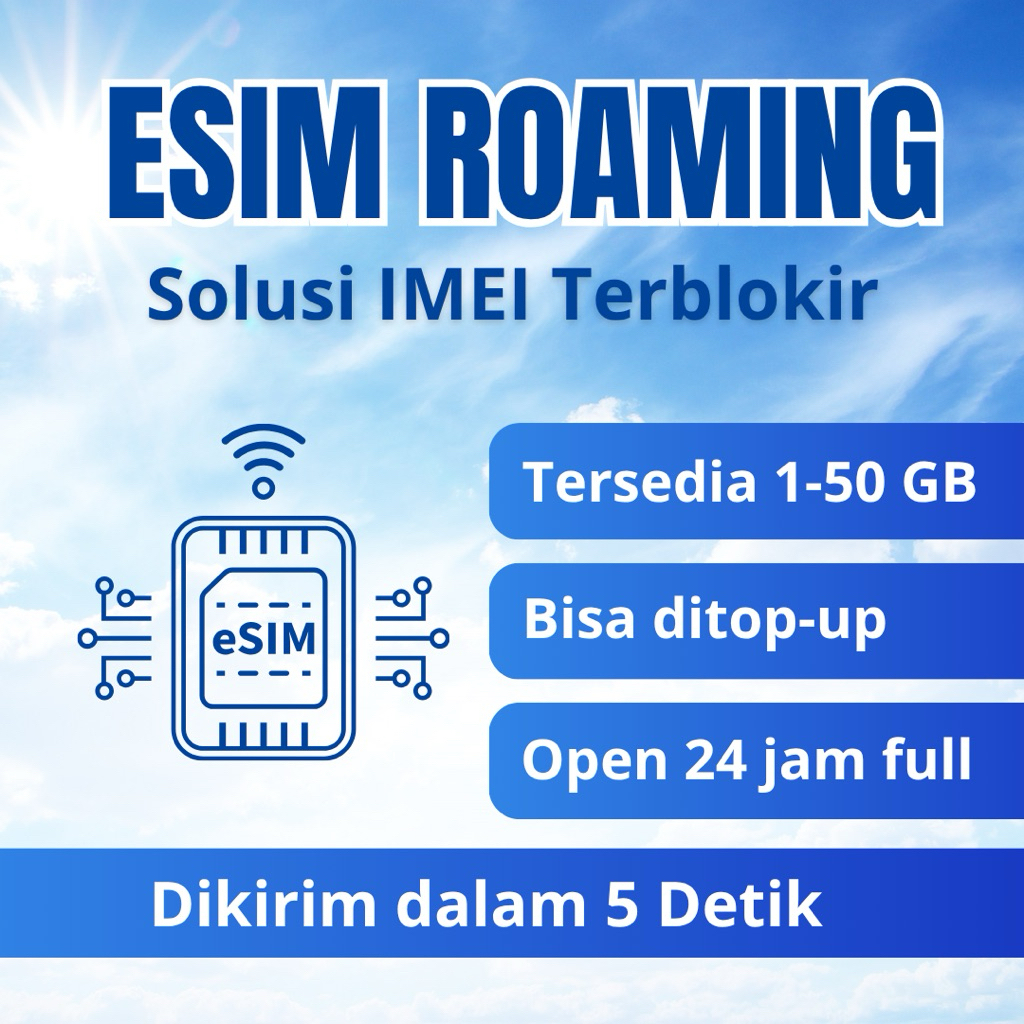 eSIM Roaming Iphone Terblokir