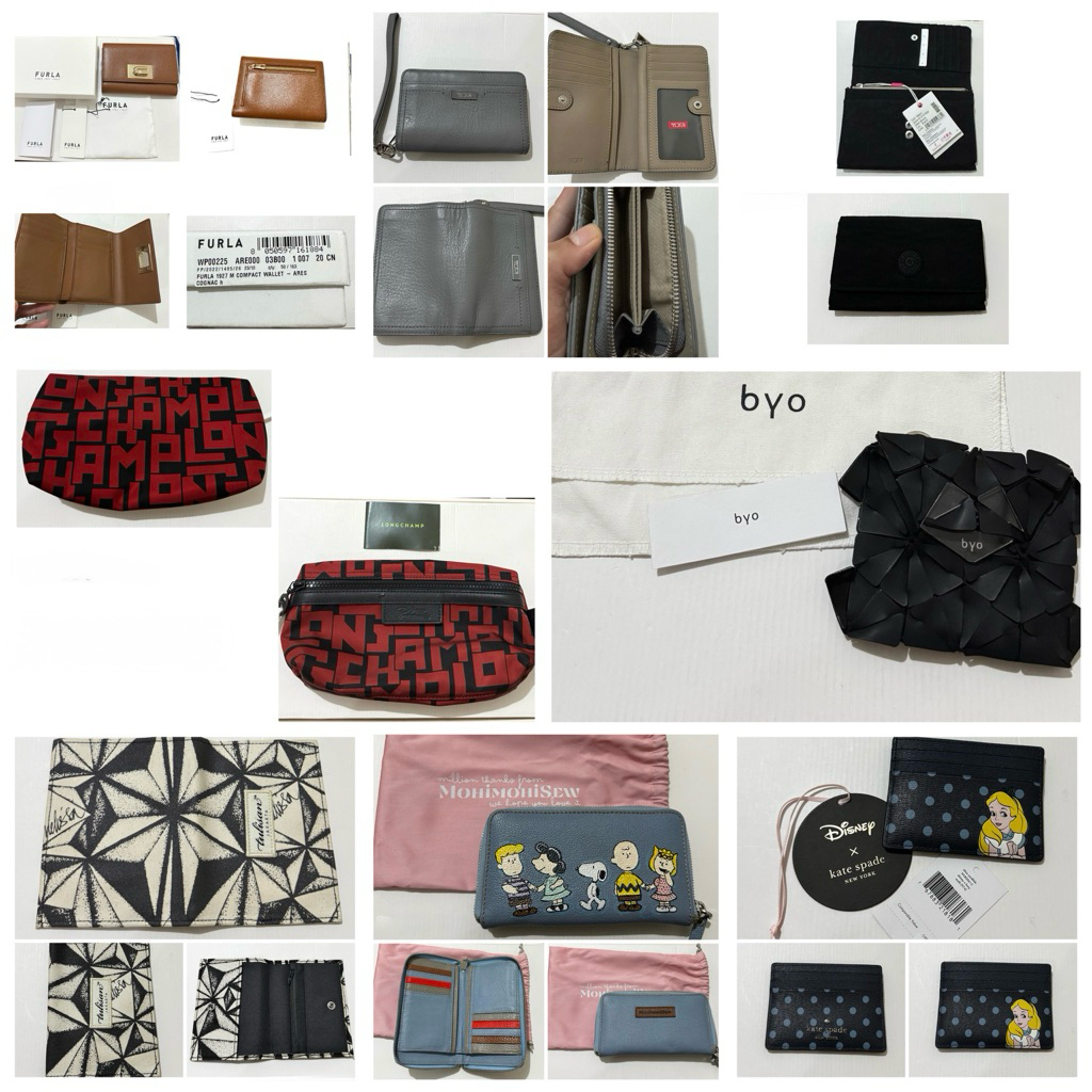PRELOVED NEW VGC Branded Wallet Furlaa_ Tulisan KS Alice Byo Mohimohisew LC