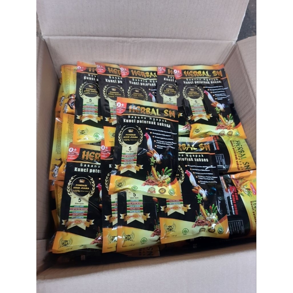 PAKET 2 DUS HERBAL SN 100 gram [ 200 BUNGKUS ]