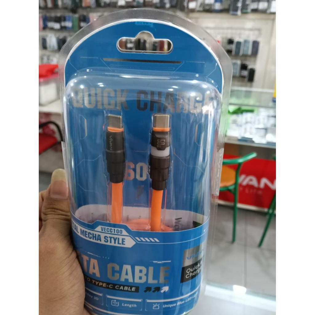 Vivan Data Cable type-C To type-C
