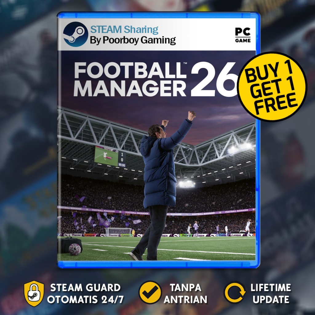 FOOTBALL MANAGER 26 Original Game Komputer PC / Laptop