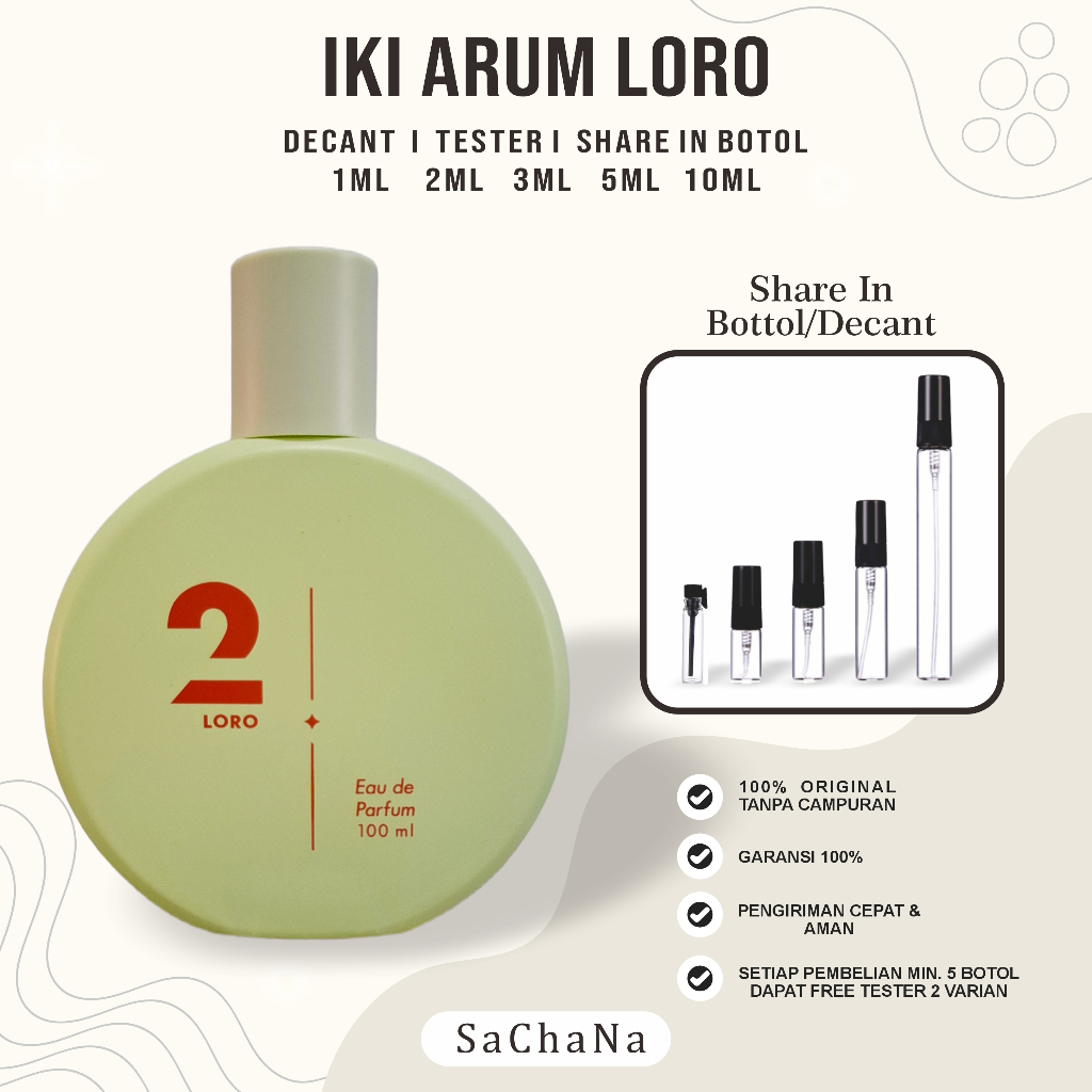 Decant Iki Arum | Loro | Original 100%