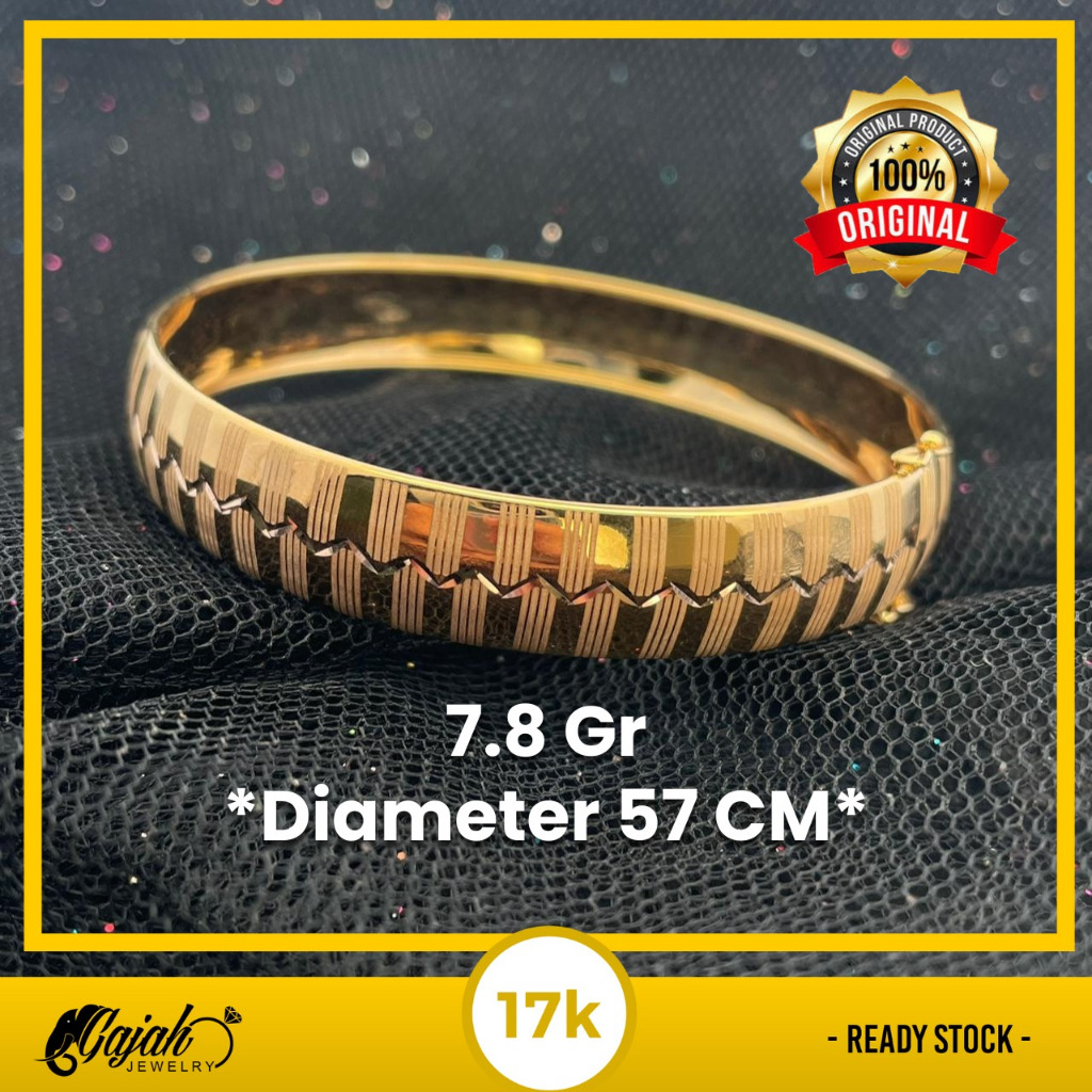Gelang Emas 17K 7.8 Gram Toko Emas Gajah Online Salatiga 8003