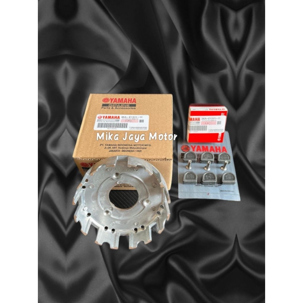 Rumah Alumunium kopling 3KA+Karet Kopling Yamaha RX king RX king lama RX king new ORi