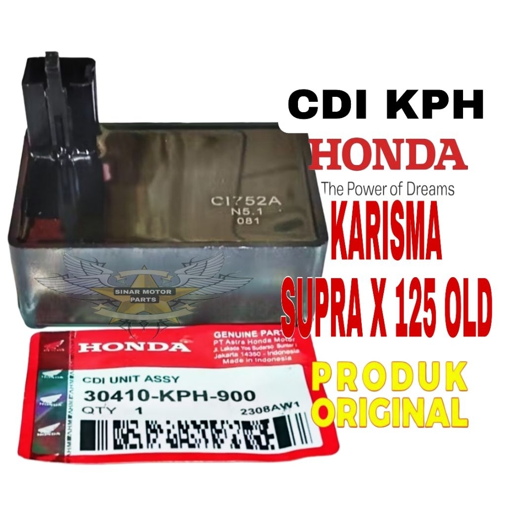 CDI  ORIGINAL HONDA KPH, KARISMA, SUPRA X 125 OLD/LAMA, AHM HONDA