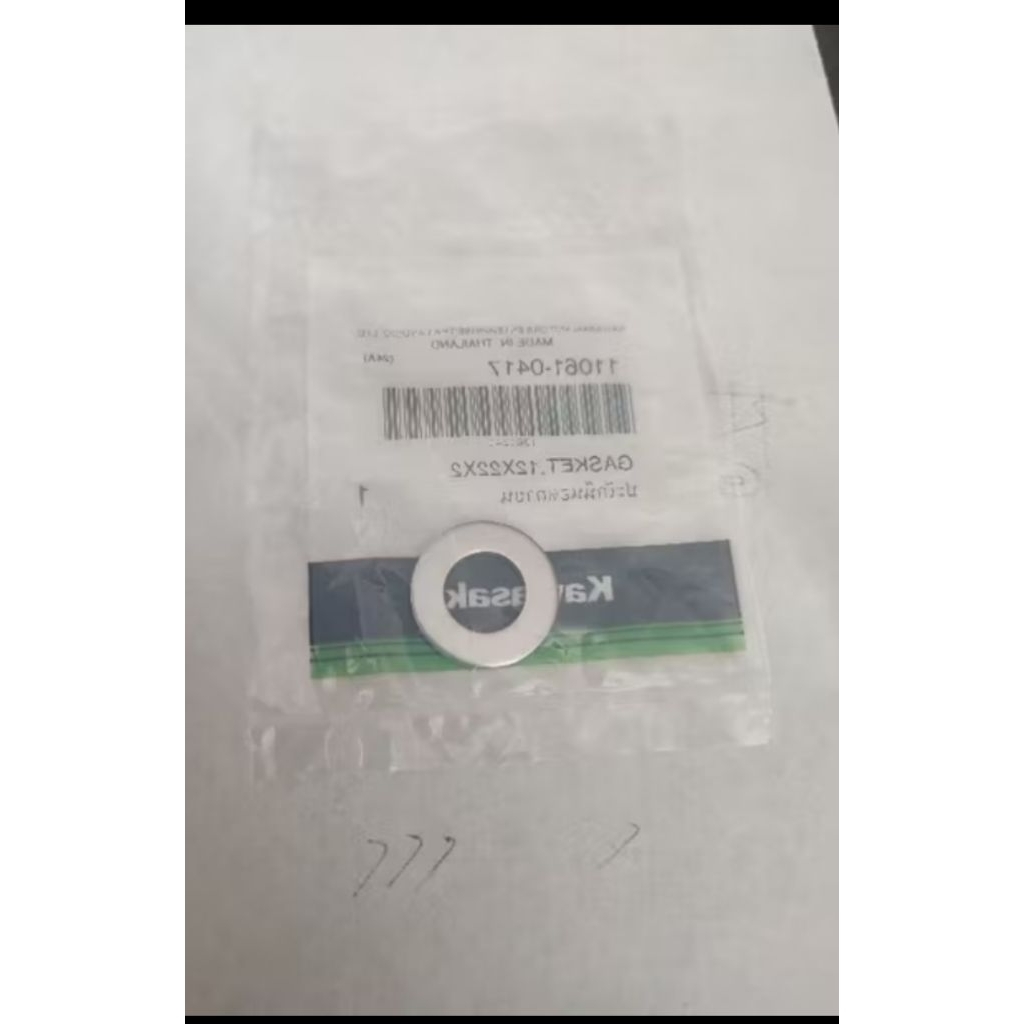 ring baut pembuangan oli mesin KLX 140 KLX 230 original