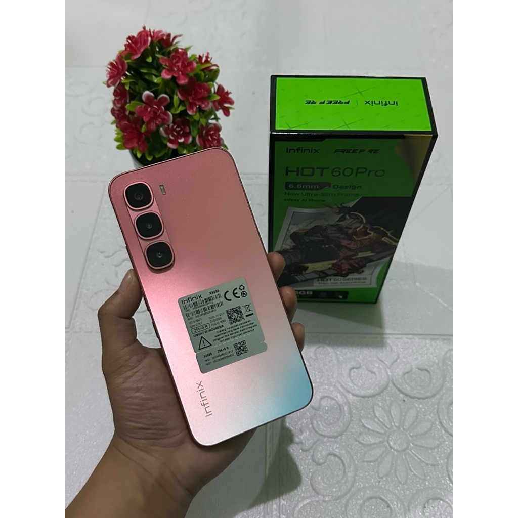 infinix hot 60 pro 8/256 SECOND FULLSET