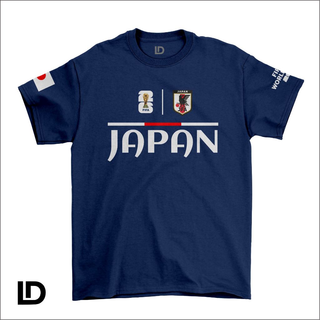 Kaos Distro Japan World Cup 2026 Timnas Jepang Piala Dunia Baju Bola Football Fans Casual