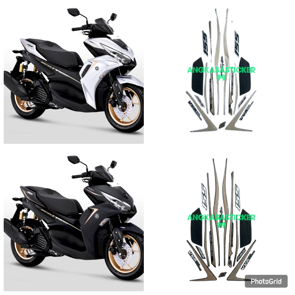 sticker stripng body motor aerox vva 155 s 2021 abs