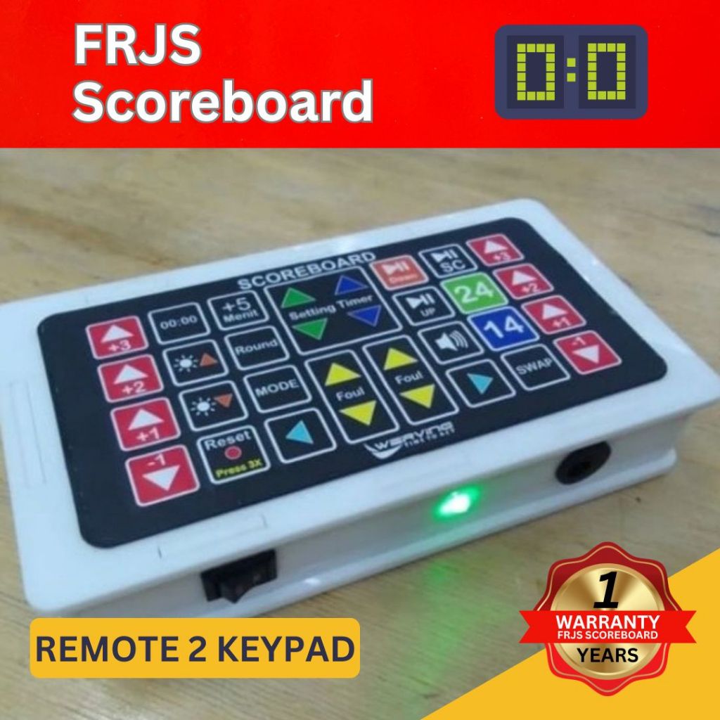 Remot Scoreboard Tanpa Nama Team Papan Skor Board Digital